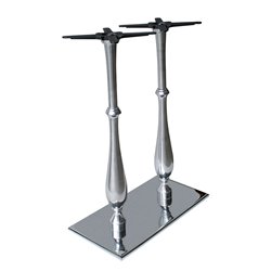 Base tavolo 2 colonne H.110 cm - Bapia Lib