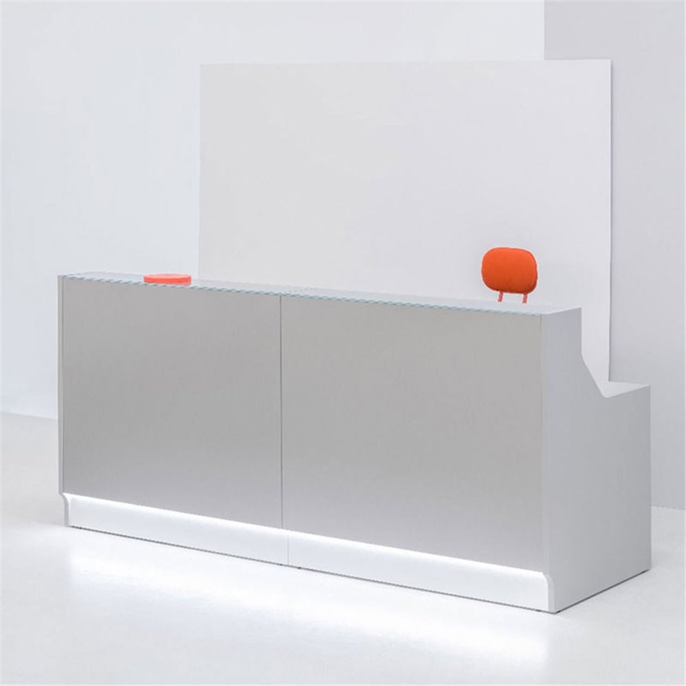 Bancone reception L.165/245 cm - Linea