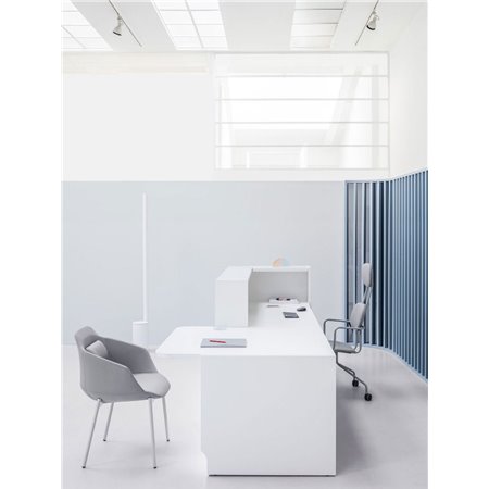 Bancone reception con desk - Linea