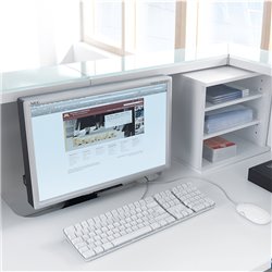 Bancone reception lineare con desk - Linea