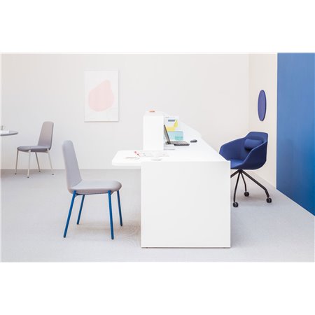 Bancone reception con desk basso - Wave